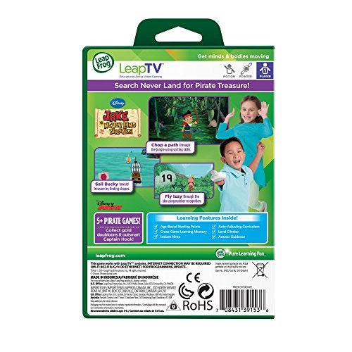 LeapFrog LeapTV Disney Jake and The Never Land Pirates Educational Active Video Game - Image 5