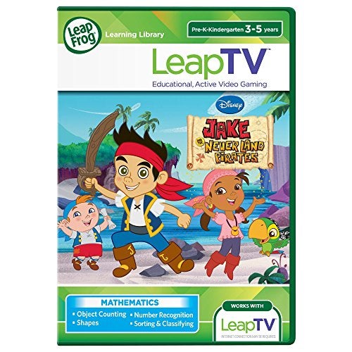 LeapFrog LeapTV Disney Jake and The Never Land Pirates Educational Active Video Game - Image 1