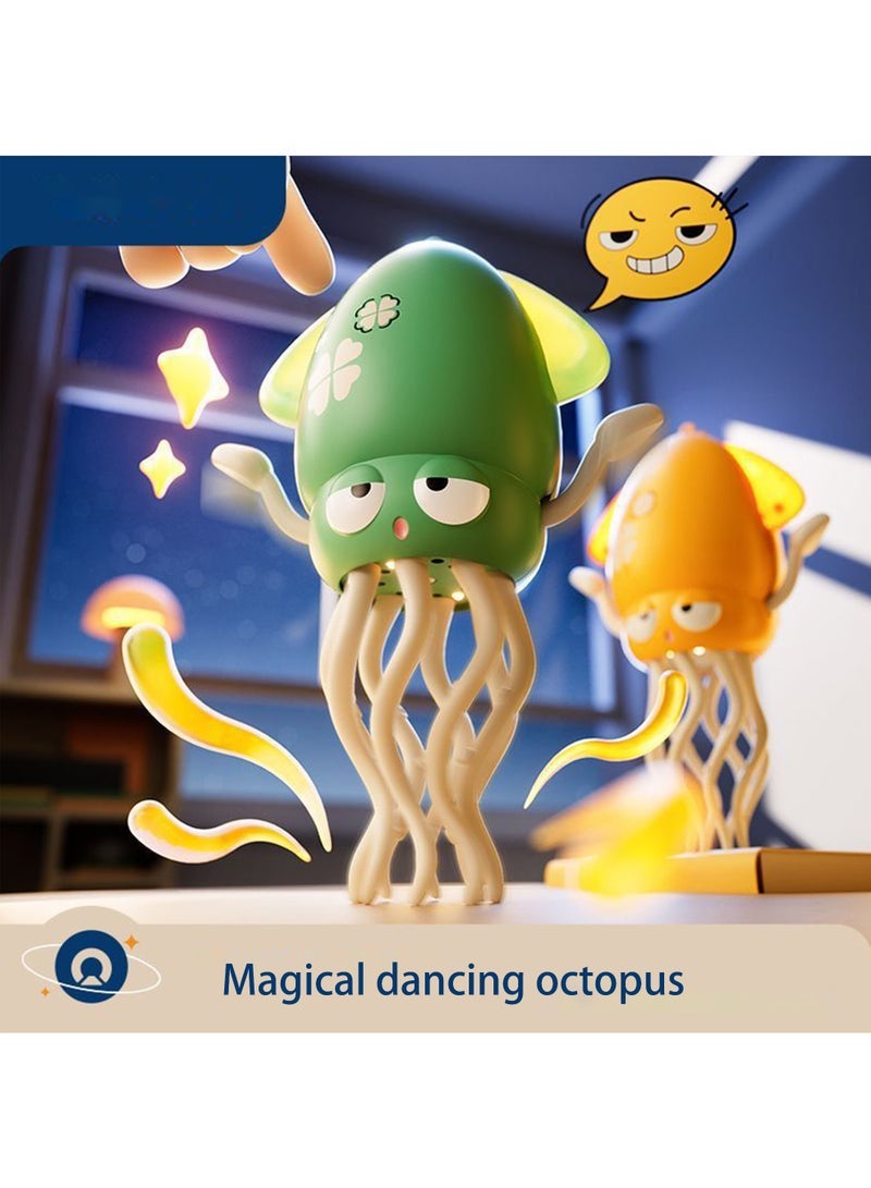 Magical dancing octopus toy octopus rechargeable dynamic sound and light children's electric educational - Image 1