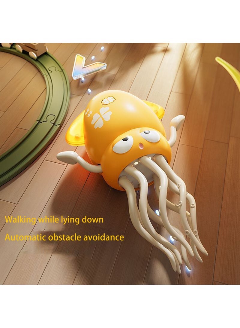 Magical dancing octopus toy octopus rechargeable dynamic sound and light children's electric educational - Image 3