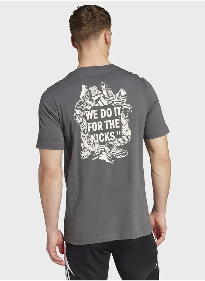 Adidas Football Kicks Graphic T-Shirt