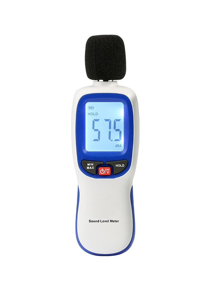 Decibel Meter Sound Level Reader 30-130dB(A), Hand-held Sound Noise Meter, Digital Noise Meter Decibel Monitoring Tester Calibrated Audio Noise Volume Measuring Tool