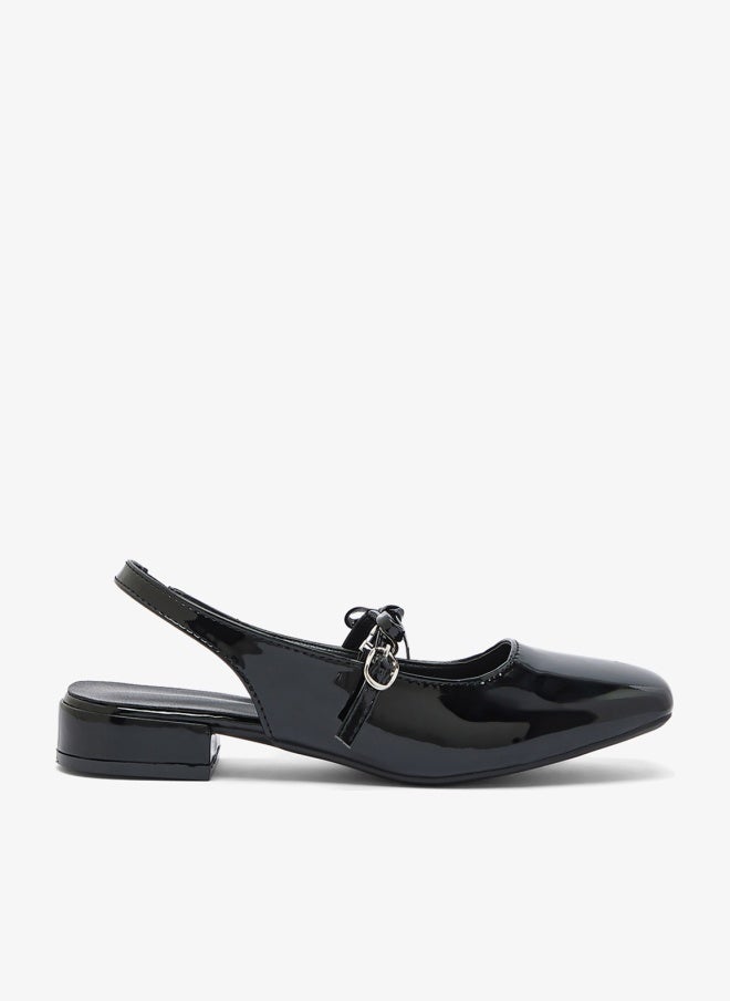 Ginger Bow Detail Classic Ballet Flats - Image 1