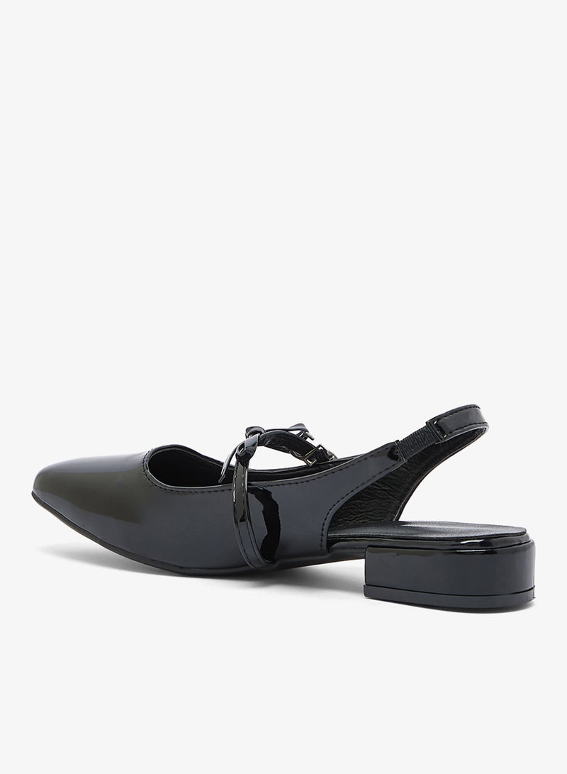 Ginger Bow Detail Classic Ballet Flats - Image 3