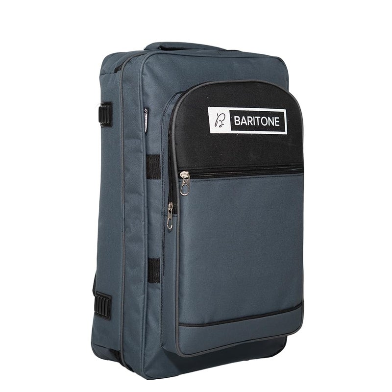 Baritone Case with Laptop Compartment for DJ Controller, Padded Cover Compatible with Pioneer DDJ-FLX4/DDJ-REV1/DDJ-400/DDJ-SB3/DDJ-RB/Roland DJ-202 Grey Bag - Image 1