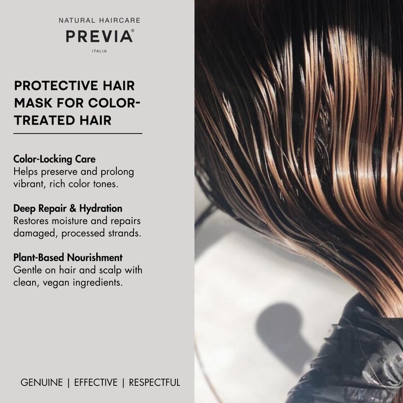 PREVIA Keeping After Color Treatment - Vegan Natural Hair Mask for Color Treated Hair - Maintain, Protect, Refresh & Restore The Hair and Color - 60ml - Image 3