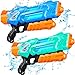 Quanquer Super Water Guns for Adults 2 Pack Super Guns Water Soaker Blaster Squirt Toy 1200cc with Excellent Range Gift Toys for Outdoor Swimming Pool Fighting Play Blue Green - Image 4