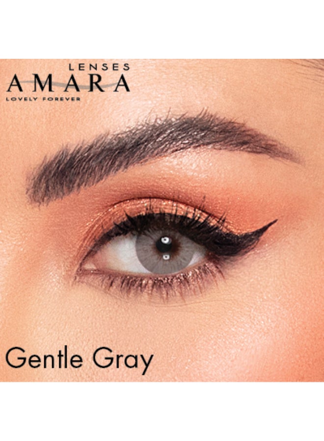 Amara Women Women's Color Contact Lens - Gentel Gray Monthly - Image 2