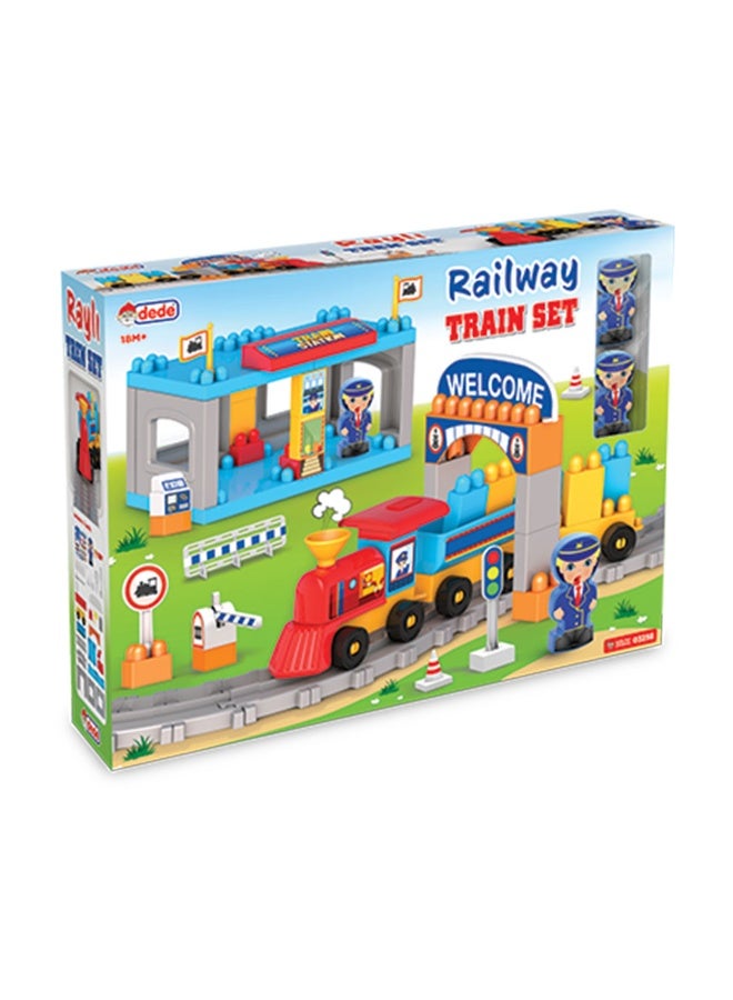 ديدي DD03258 مجموعة قطار السكة الحديدية 61 قطعة - Image 1