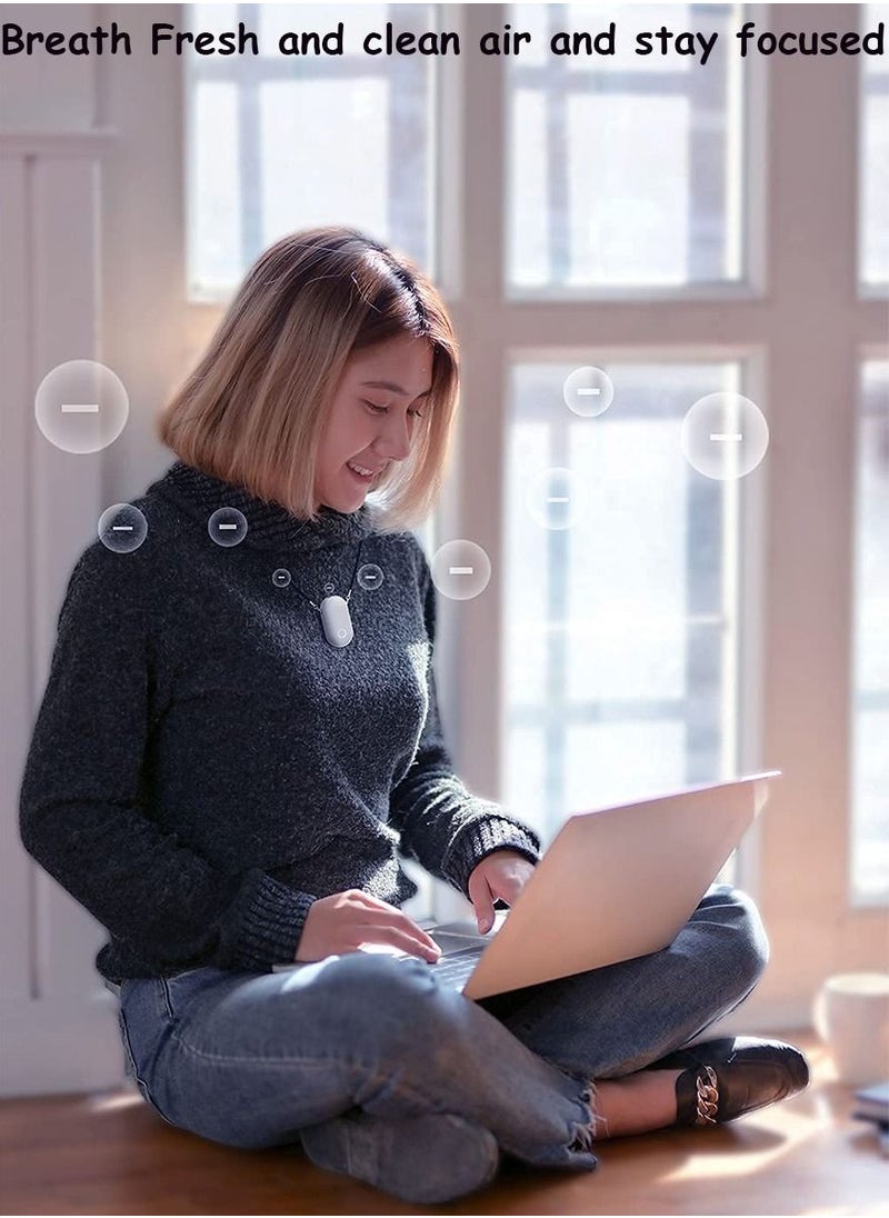 ISHWAZ - Wearable Air Purifier Purifies Air Provides You Fresh And Healthy Air To Breath While Travelling Sleeping Working Studying Exercising And Other Routine Activities - Image 1
