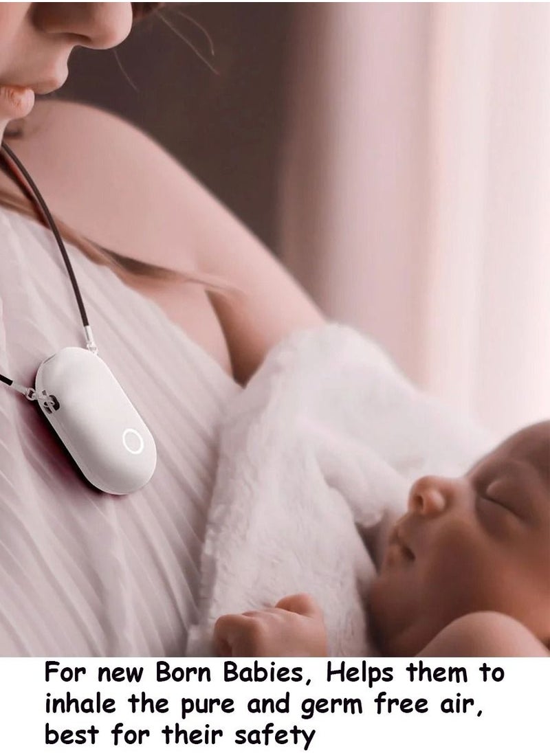 ISHWAZ - Wearable Air Purifier Purifies Air Provides You Fresh And Healthy Air To Breath While Travelling Sleeping Working Studying Exercising And Other Routine Activities - Image 1
