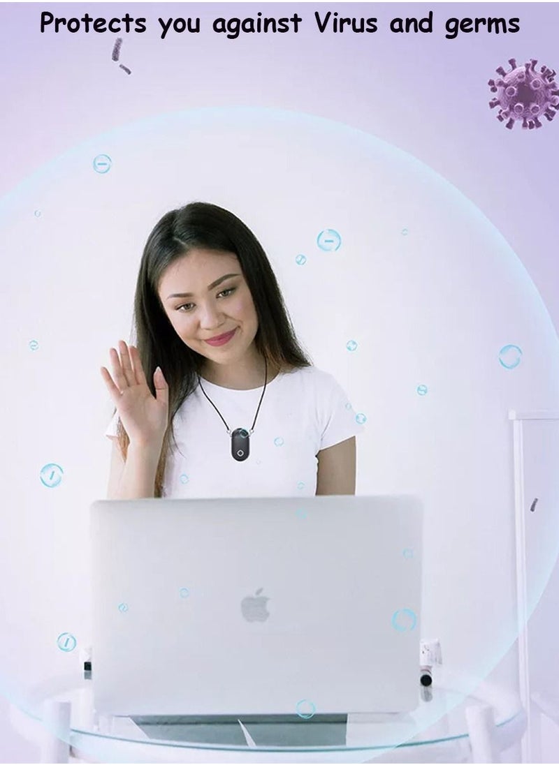 ISHWAZ - Wearable Air Purifier Purifies Air Provides You Fresh And Healthy Air To Breath While Travelling Sleeping Working Studying Exercising And Other Routine Activities - Image 1
