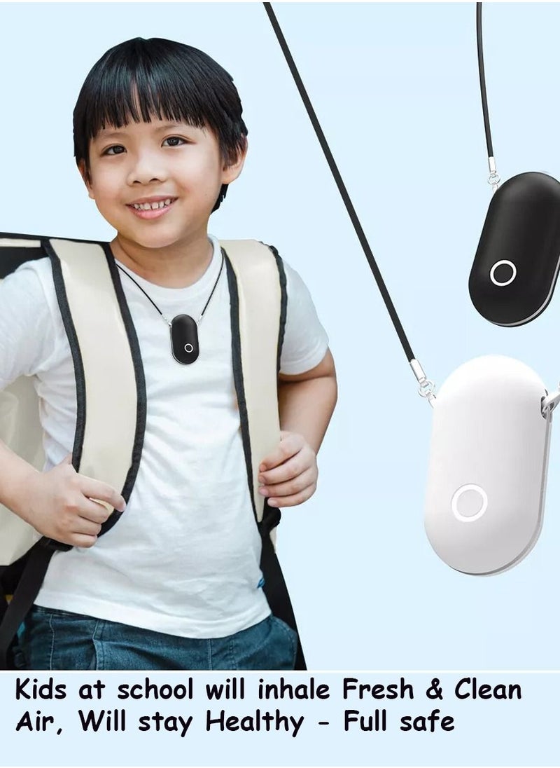 ISHWAZ - Wearable Air Purifier Purifies Air Provides You Fresh And Healthy Air To Breath While Travelling Sleeping Working Studying Exercising And Other Routine Activities - Image 1