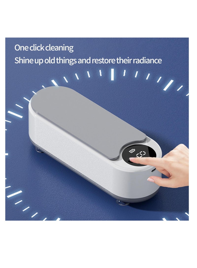 Excefore Ultrasonic Jewelry Cleaner, 45KzHz Small Home Jewelry Cleaning Machine, Sonic Cleaner with One-Touch Operation, Versatile Jewelry Cleaner for Glasses, Ring, Watches, Jewelry - Image 5