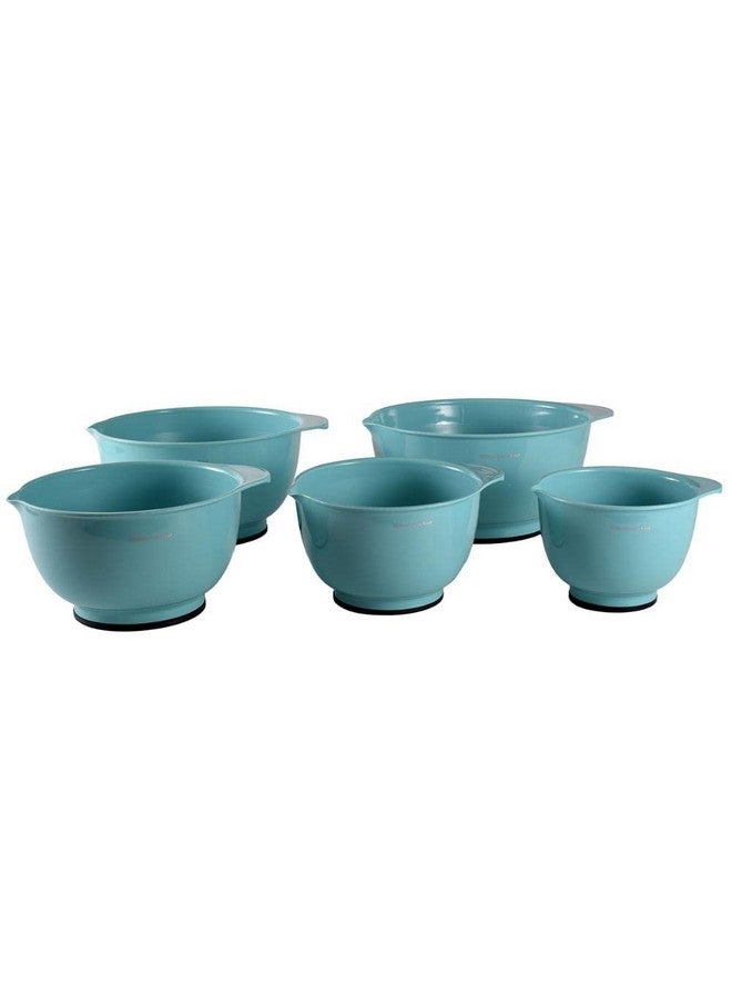 KitchenAid KitchenAid Classic Mixing Bowls, Set of 5, Aqua Sky 2  - Image 3