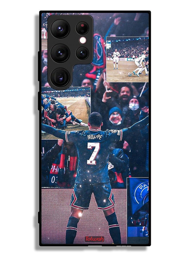 Tolwak Samsung Galaxy S22 Ultra 5G Protective Case Cover Mbappy - Image 3