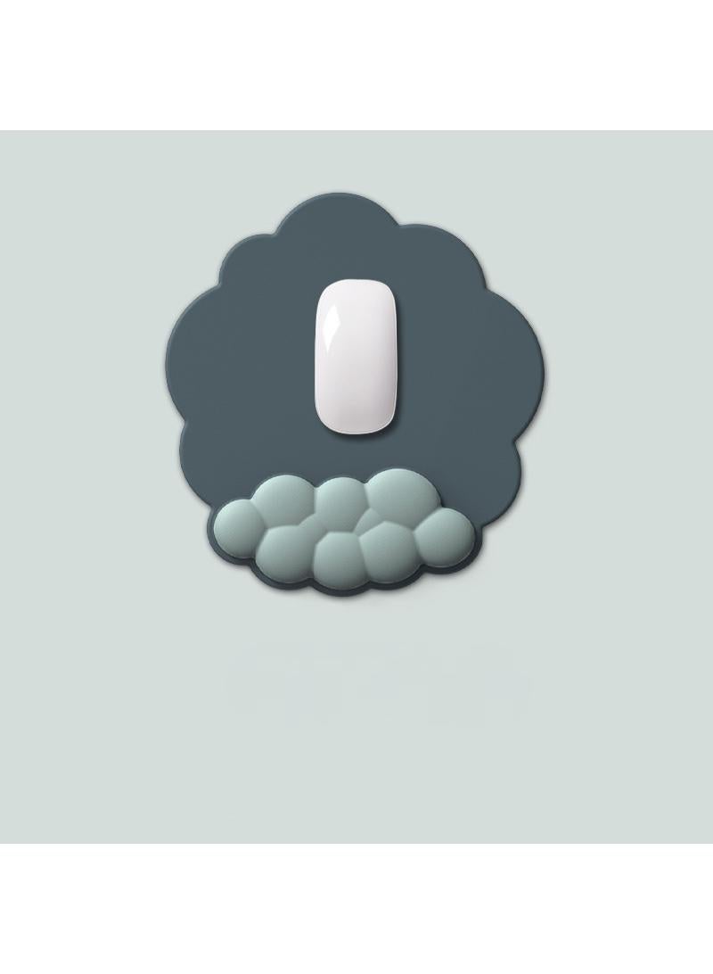 Y&D 2-Piece Office Keyboard Cloud Wrist Rest And High Density Memory Silicone Non Slip Base Mouse Pad - Image 2