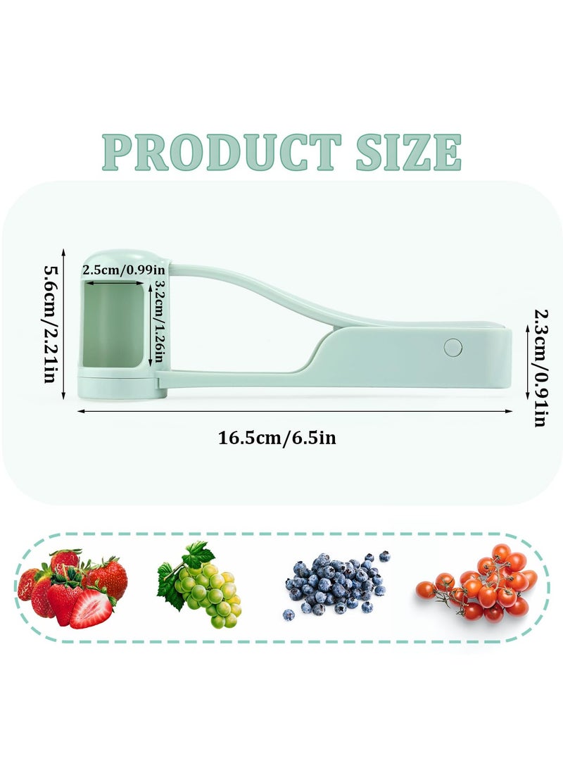 KASTWAVE Grape Cutter, Stainless Steel kitchen Gadget Fruit Slicer, Slicer Machine Cherry Tomato Strawberry Slicer for Kitchen Vegetable Fruit Salad Cake Cutting Tools - Image 5