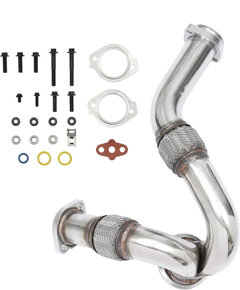 HQPASFY Turbocharger Y-Pipe Up Pipe for 2003-2007 Ford 6.0L Powerstroke Diesel Replaces# 679-011, 5C3Z6K854CA - Image 1