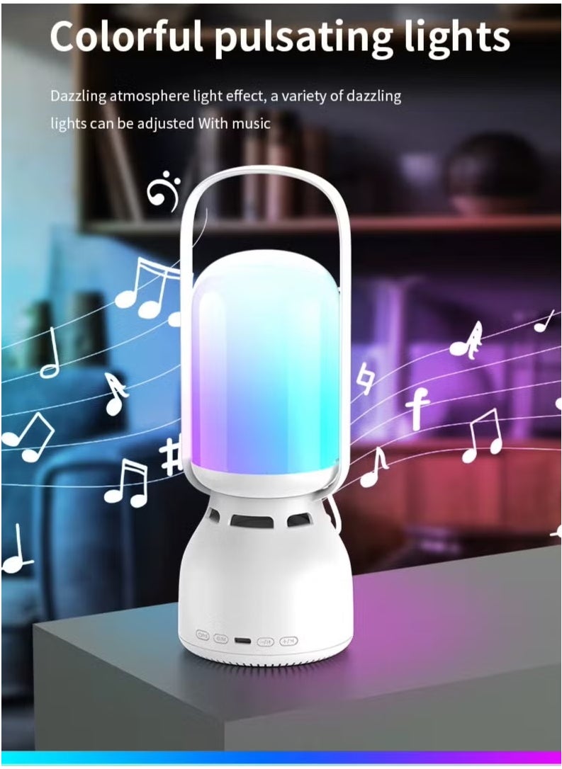 OALE Portable wireless Bluetooth speaker, outdoor camping light, TWS connection, RGB Camping Lantern Speaker  - Image 3