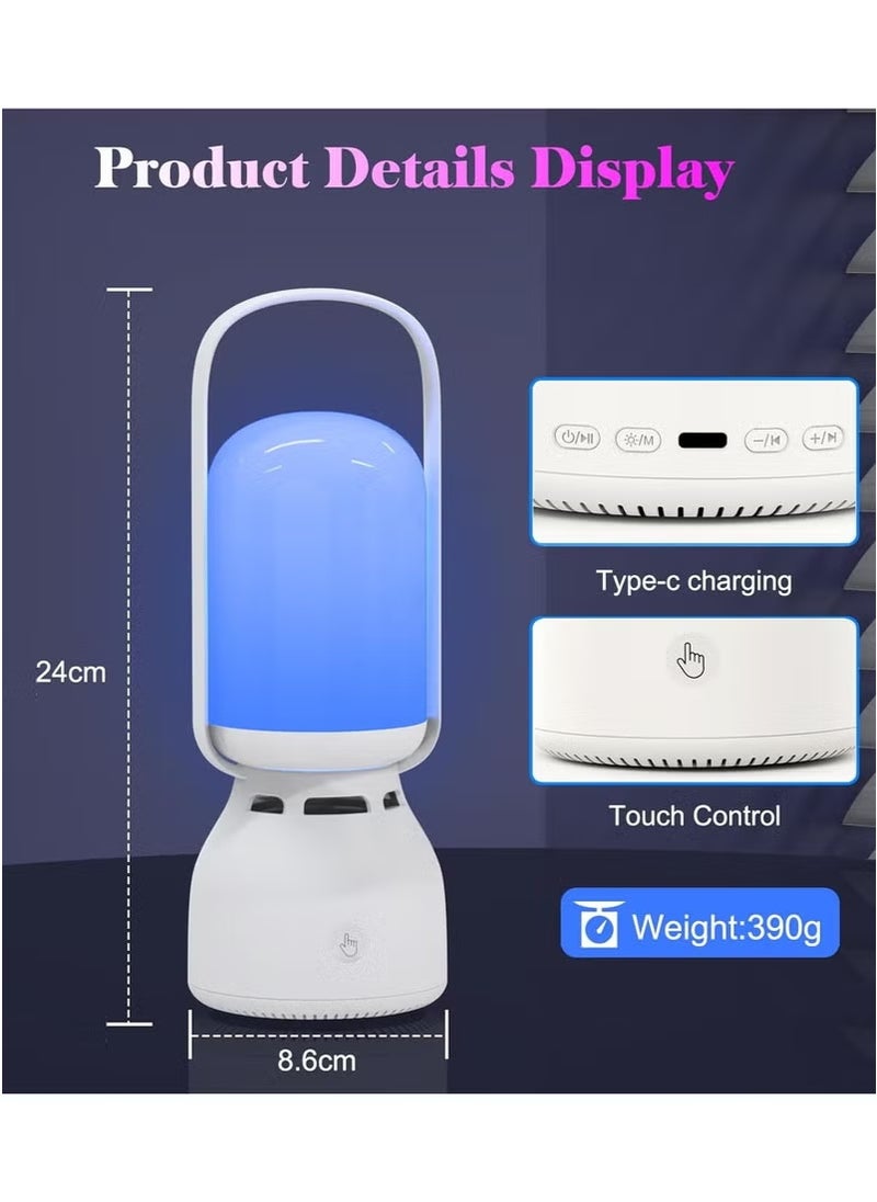 OALE Portable wireless Bluetooth speaker, outdoor camping light, TWS connection, RGB Camping Lantern Speaker  - Image 2