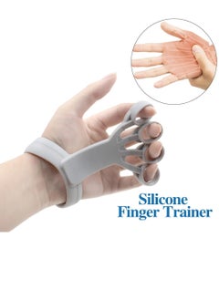 DIGI CORE 1 Piece Silicone Finger Expander Strength Trainer Hand Wrist Tweezers Massage Band Stretcher Exercise Massager Grip  - Image 1