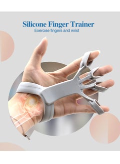 DIGI CORE 1 Piece Silicone Finger Expander Strength Trainer Hand Wrist Tweezers Massage Band Stretcher Exercise Massager Grip  - Image 4