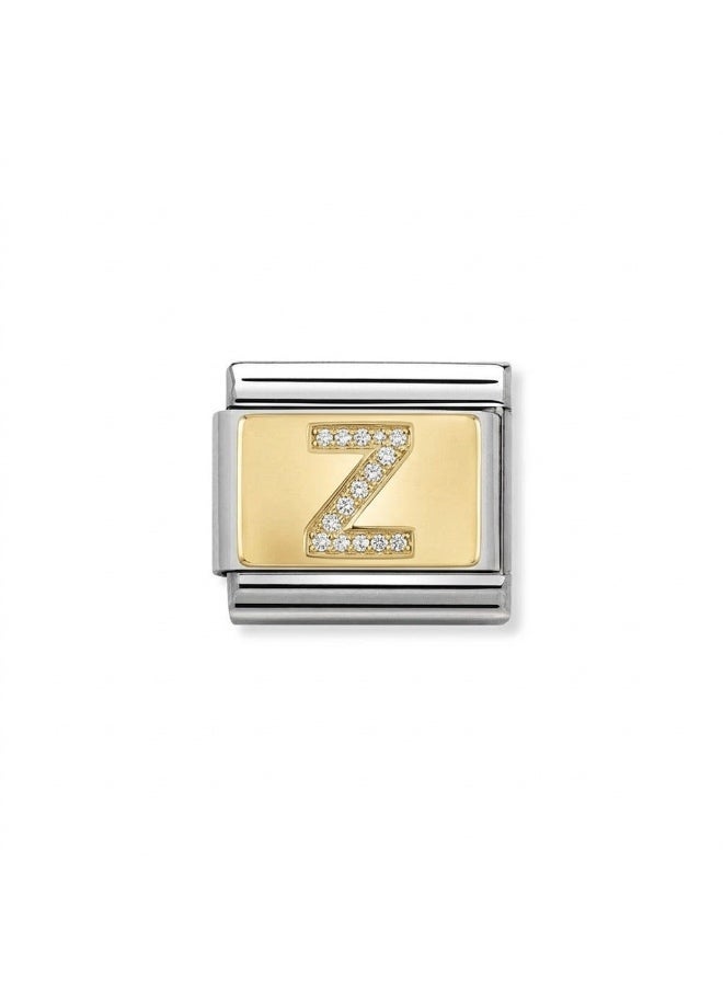 Crystal Letter - Italian Charm Z
