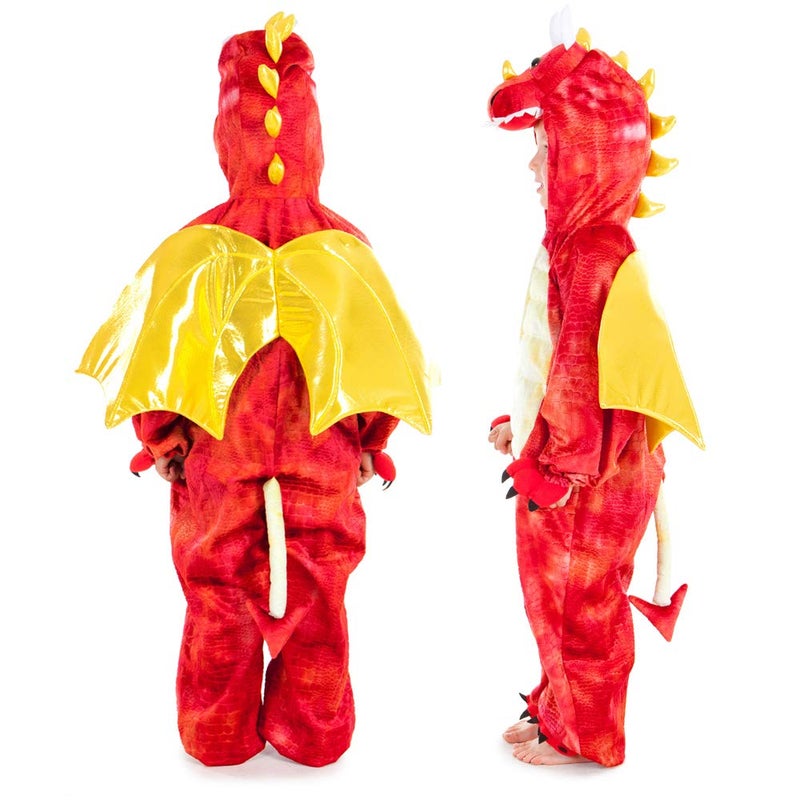 Pretend to Bee Red Dinosaur Dragon - Kids Costume 3 5 Years - Image 2