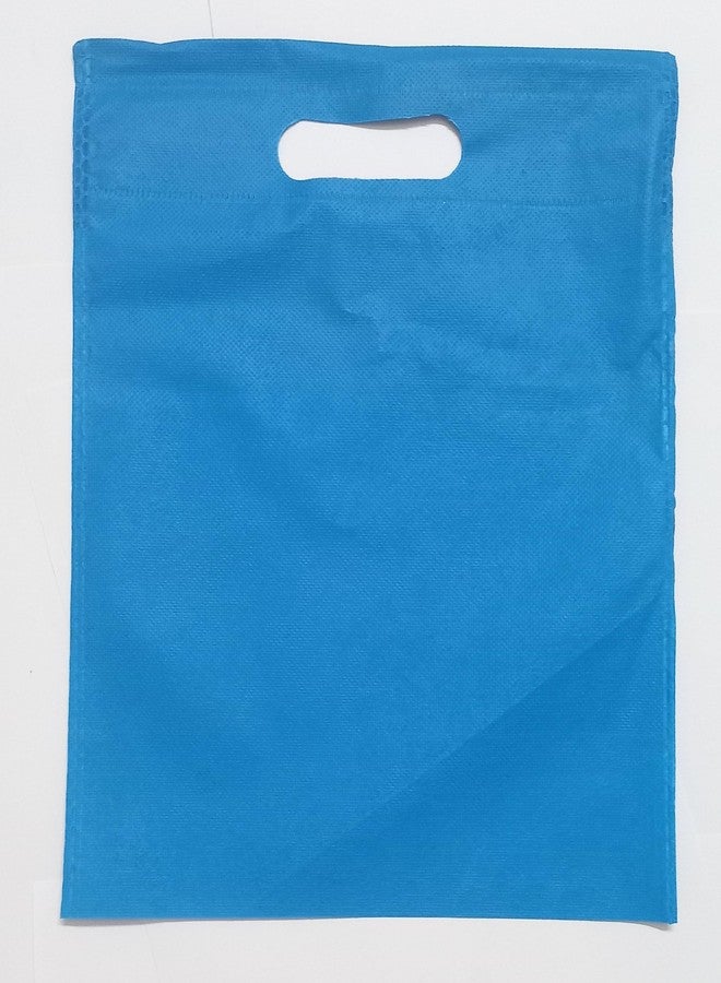 OMX, 50 Pc, 9 Inch X 12 Inch, D-Cut Cloth Bag Shopping Bag, Completely Eco-Friendly Bag (9 inch X 12 inch, Blue) - Image 4