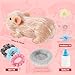 HOTBEST Silicone Pig Silicone 5 Inch Lifelike Pig Doll with Nursing Bottle and Clothing Accessories Cute Realistic Miniature Reborn Interesting Full Body Toys White F - Image 4