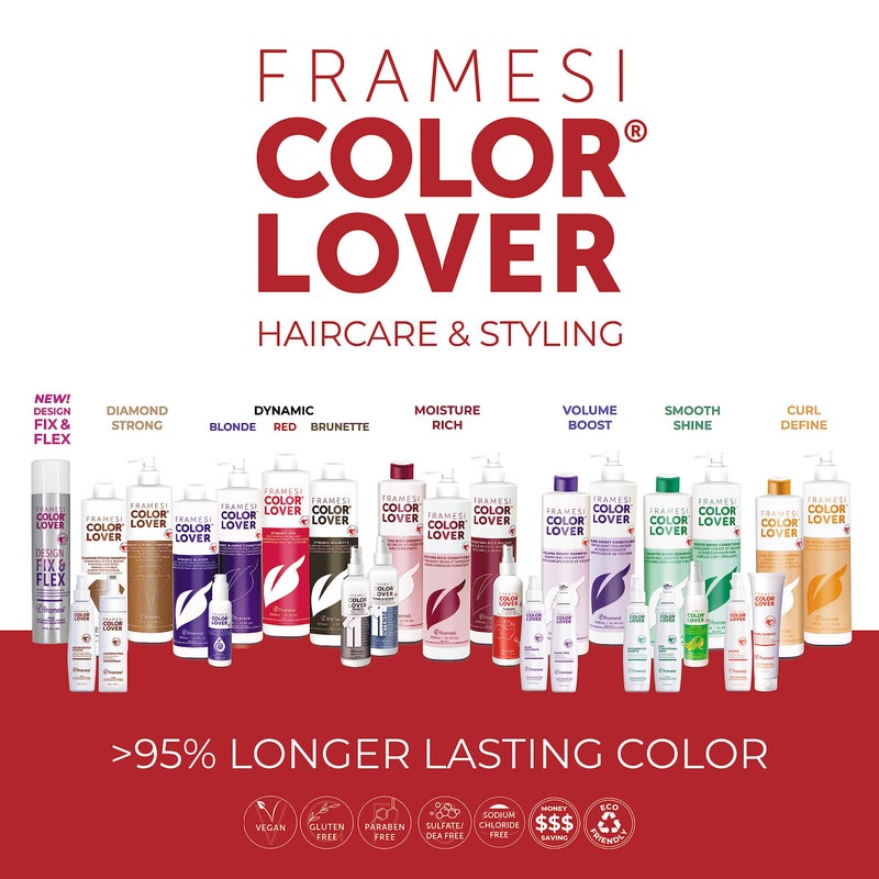 FRAMESI Color Lover Dynamic Blonde Serum, 4.75 fl oz, Sulfate Free Daily Leave In Conditioner, Color Treated Hair - Image 5