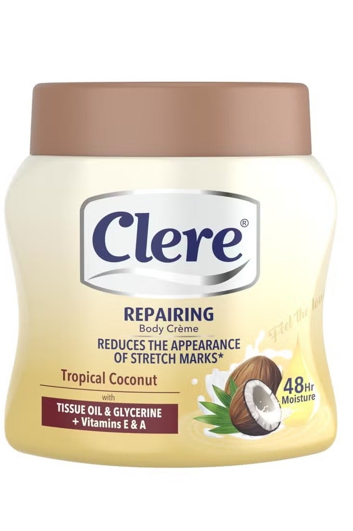 كلير كريم مرطب للجسم بجوز الهند الاستوائي 500مل