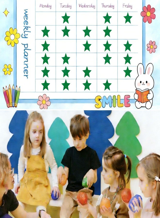 Boan 1200 PCS Holographic Star Stickers, 0.6" Sparkly Foil Reward Stickers for Kids, Behavior Chart Student Planner Stickers, Teacher Classroom Supplies for DIY Craft Decoration (Green) - Image 3