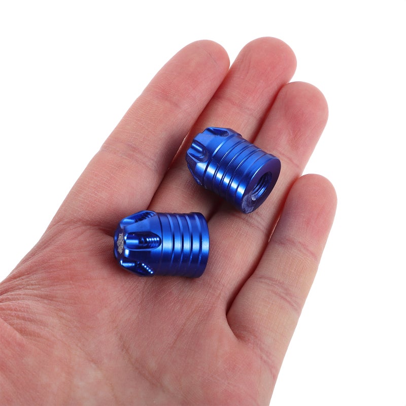 2pcs Aluminum Alloy Car Valve Stem Caps Motorcycle Covers Easy Installation Fit For Cars Motorcycles - Image 2