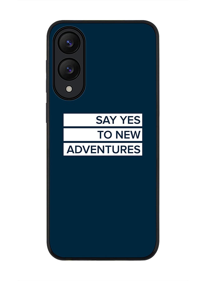 Stylizedd For Samsung Galaxy S25 Edge Case,Slim fit Camera Protection, Shockproof Thin Phone cover  - Say yes to new adventures