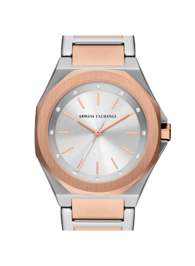 سعر ومواصفات ارماني اكسشينج Women Stainless Steel Analog Wrist Watch AX4607 (N70338665V) على Noon EG