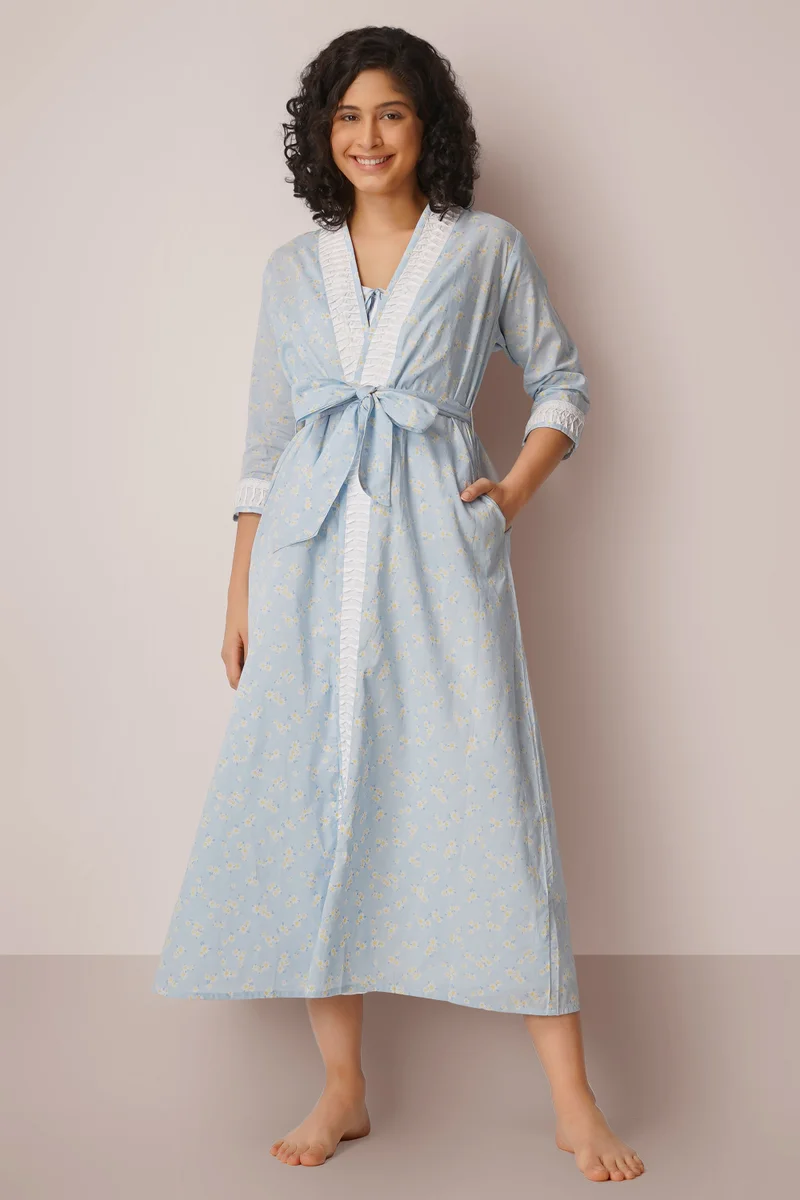 After Dark Amra, Blue Nightdress and Gown