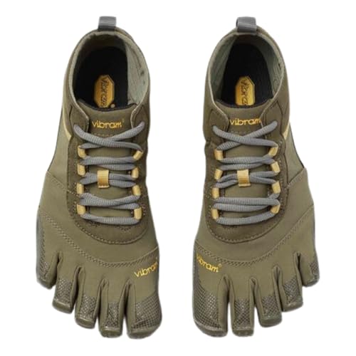 vibram أحذية فيبرام للرجال FiveFingers V-Trek للمشي في الطبيعة - أحذية خارجية بسيطة مع الجزء العلوي من مزيج الصوف، نعل Megagrip، خفيفة الوزن، متينة للمشي، عسكرية، 47 EU / 12 - 12.5 US - Image 5