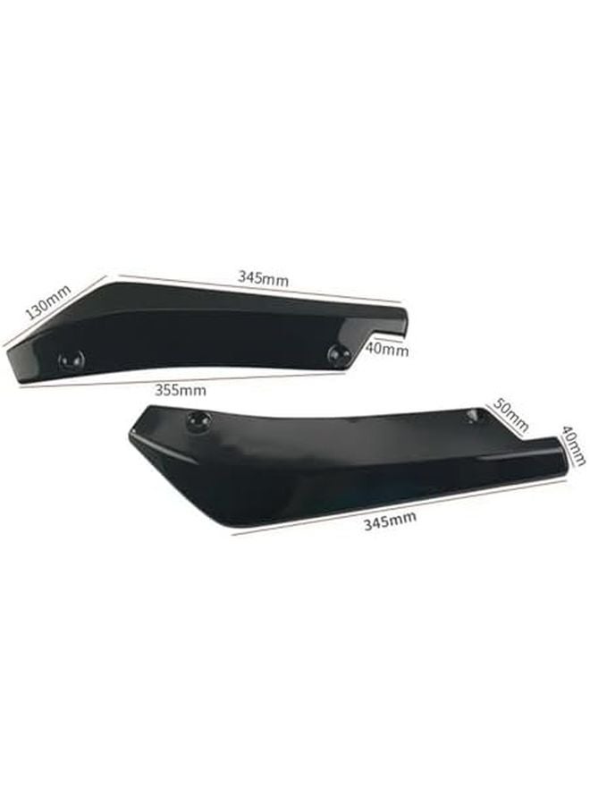 Universal Car Bumper Lip Spoiler Diffuser Splitter Fender Protector Side Skirt Extension Matte Black - Image 5