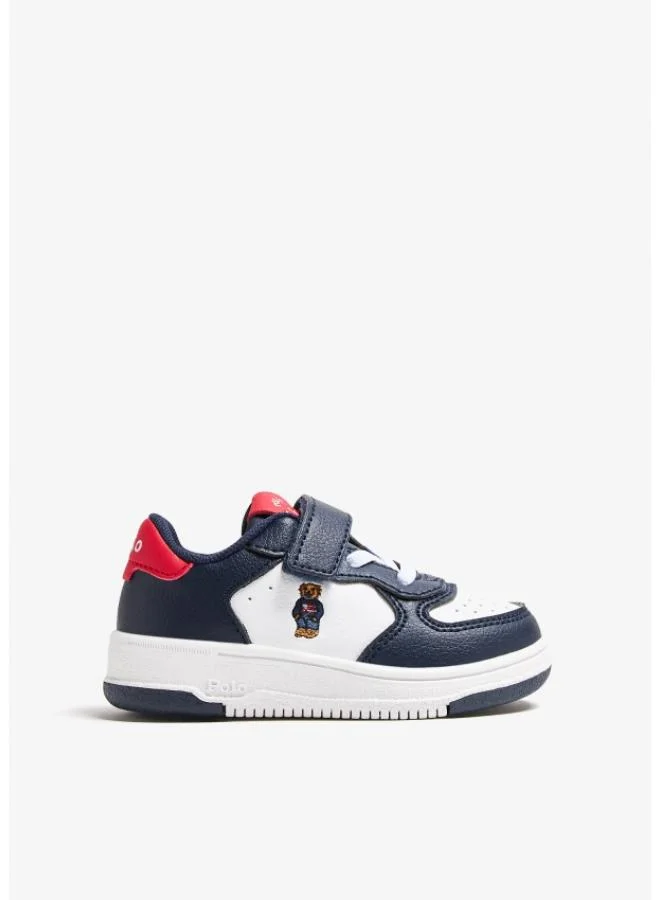 بولو رالف لورين Kids Masters Court Bear Low Top Sneakers