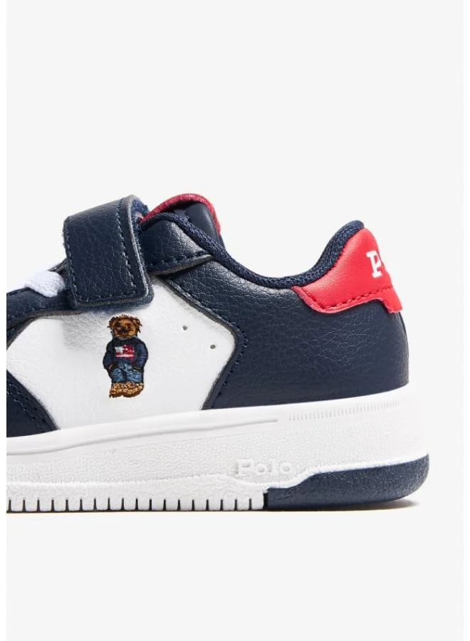 بولو رالف لورين Kids Masters Court Bear Low Top Sneakers