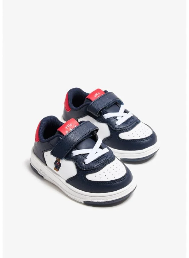 بولو رالف لورين Kids Masters Court Bear Low Top Sneakers