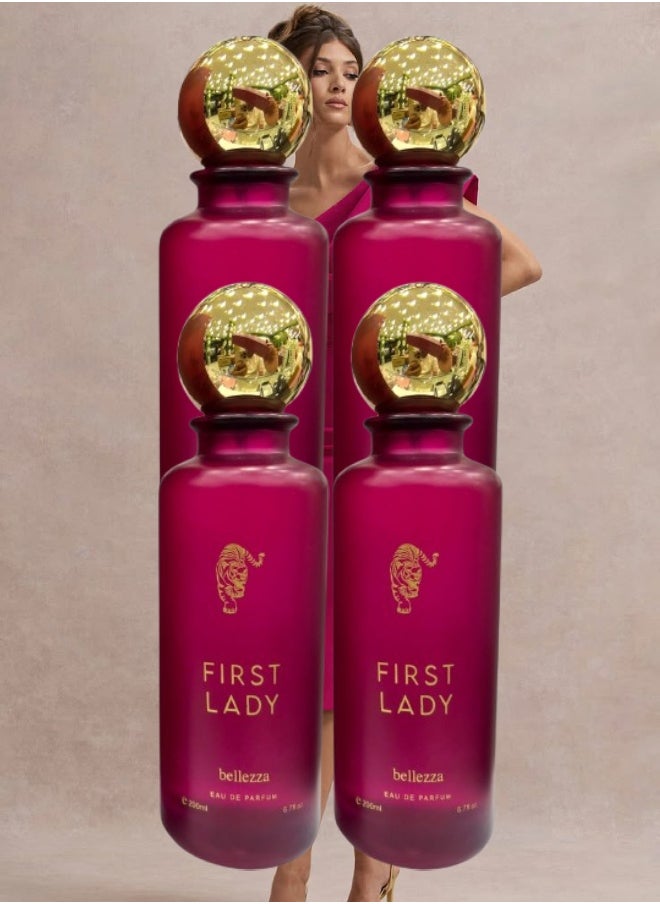 bellezza 4 Pieces First Lady Perfume 200ML  - Image 1