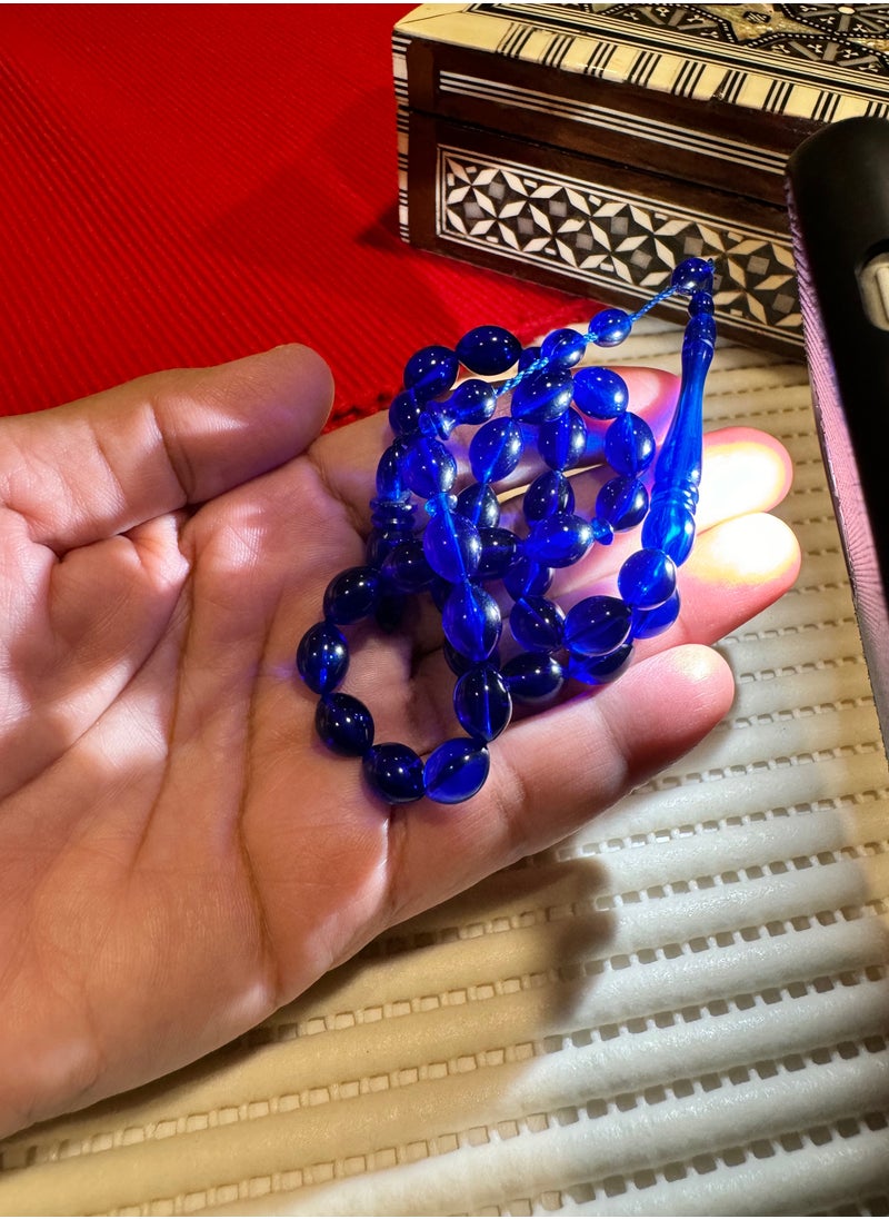 جاست ناتشورالز - سبحة رجالية من الفاتوران بكلايت عدد الخرز 33 ومقاس الخرز 10.5mm x 8mm - Image 1