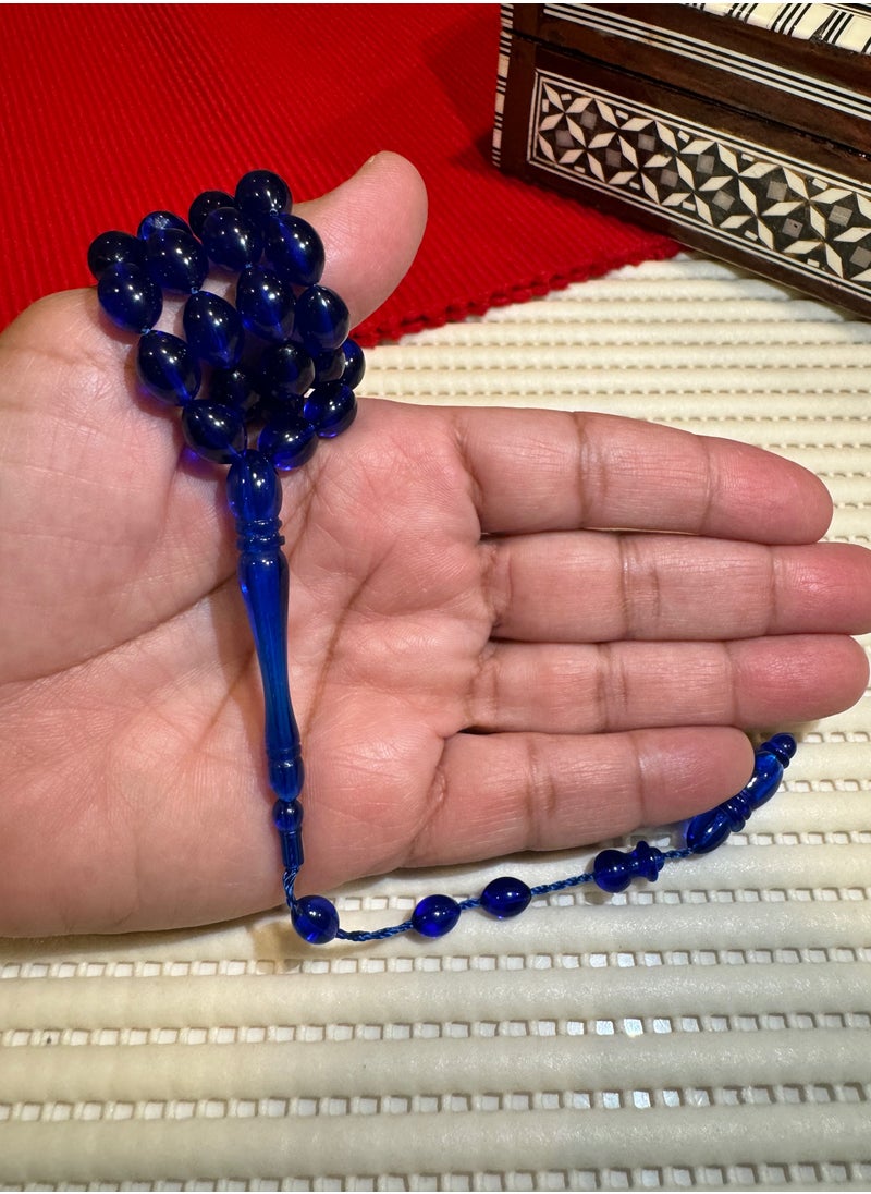 جاست ناتشورالز - سبحة رجالية من الفاتوران بكلايت عدد الخرز 33 ومقاس الخرز 10.5mm x 8mm - Image 1