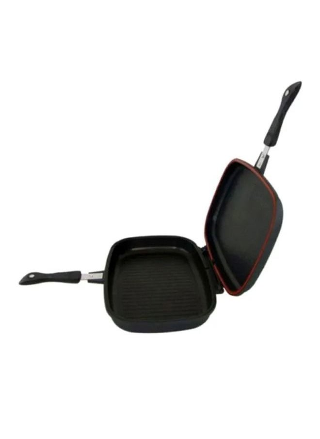 DESSINI Double Side Die Casting Grill Pan Black 40 centimeter  - Image 3