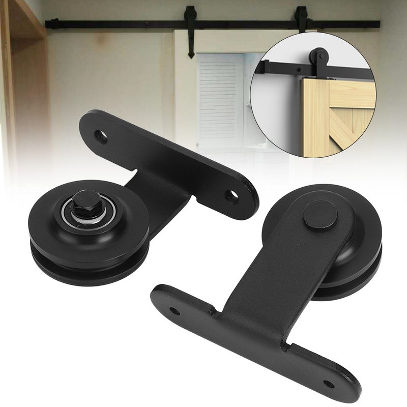 1 Pair Sliding Door Agricultural Greenhouse Door Hanging Rail Wheel Hardware for Barn Door - Image 3