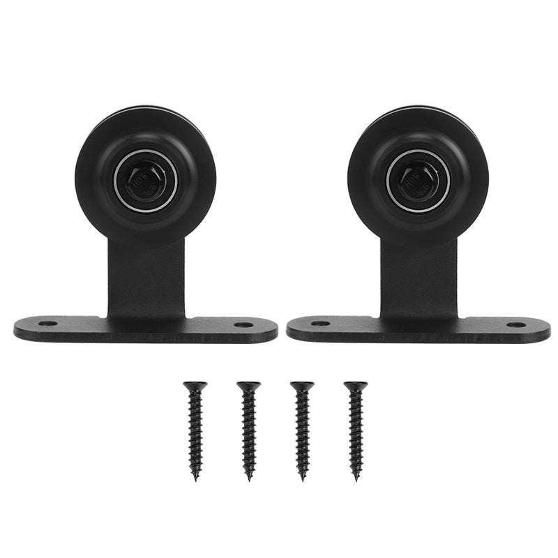 1 Pair Sliding Door Agricultural Greenhouse Door Hanging Rail Wheel Hardware for Barn Door - Image 1