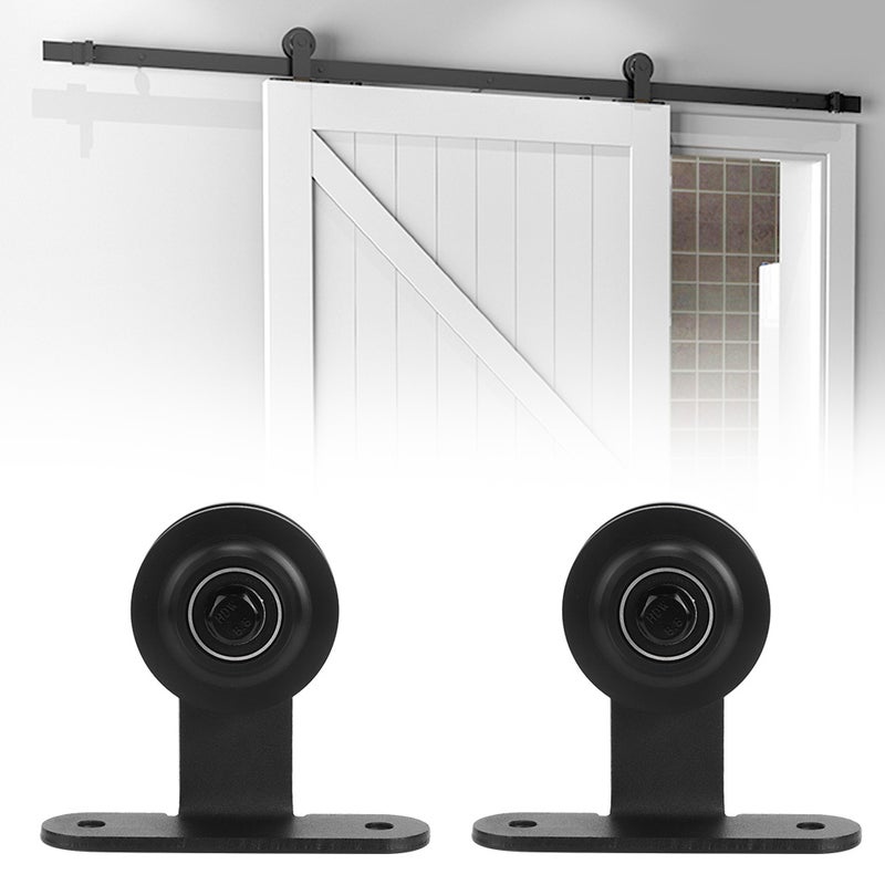 1 Pair Sliding Door Agricultural Greenhouse Door Hanging Rail Wheel Hardware for Barn Door - Image 2